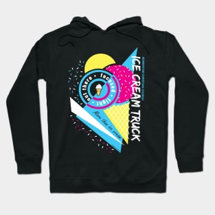 80s Retro Ice Cream Cone - Momentum Christian Church Fan Art Hoodie